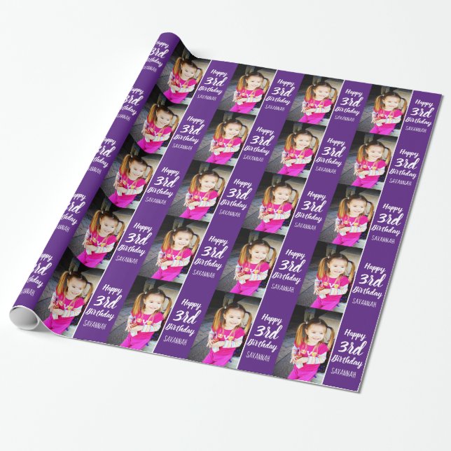 Entwerfen Sie Ihr eigenes Foto Personalisiert zum  Geschenkpapier (Ungerollt)