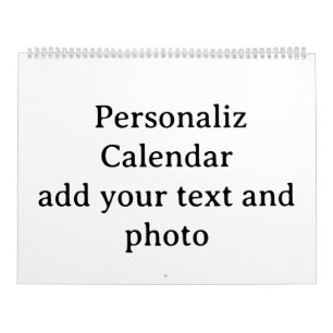 Entwerfen Sie Ihr eigenes großes individuelles Pro Kalender