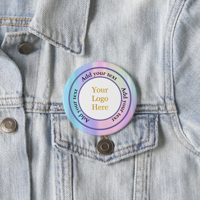 Entwerfen Sie Ihr eigenes modernes Logo-Geschäft  Button (Beispiel)