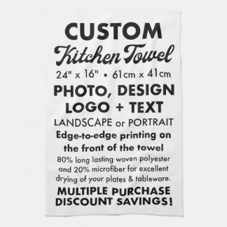 Entwerfen Sie Ihr eigenes Personalisiertes Küchent Geschirrtuch