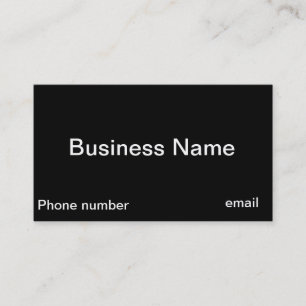 Entwerfen Sie Ihr eigenes schwarzes Businesscards Visitenkarte