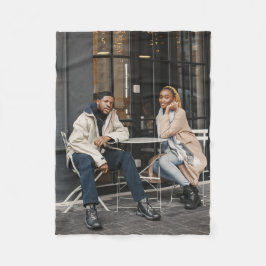 Entwerfen Sie Ihr eigenes Single-Foto Fleecedecke