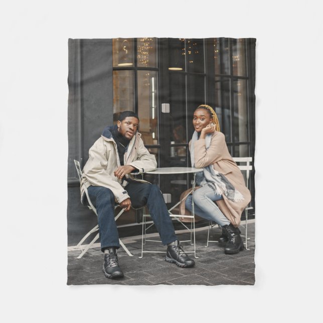 Entwerfen Sie Ihr eigenes Single-Foto Fleecedecke (Vorderseite)