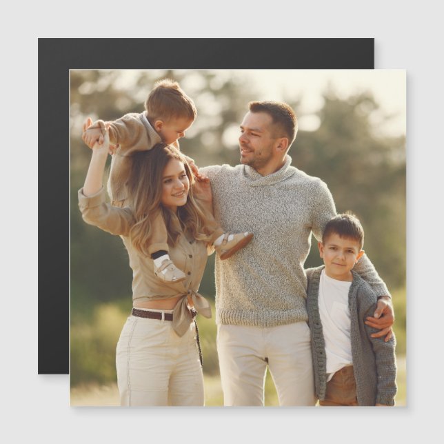 Entwerfen Sie Ihr eigenes Single-Foto Magnetkarte (Vorne/Hinten)