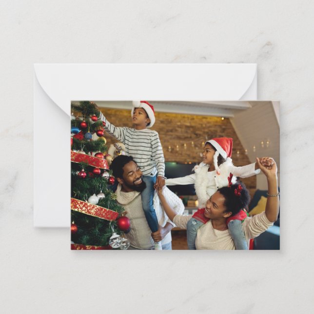 Entwerfen Sie Ihr eigenes Single-Foto Mitteilungskarte (Vorderseite)