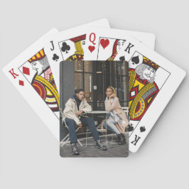 Entwerfen Sie Ihr eigenes Single-Foto Spielkarten