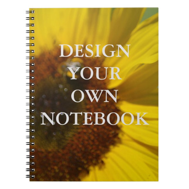 Entwerfen Sie Ihr eigenes Spiral-Foto-Notebook Notizblock (Vorderseite)