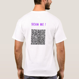 Entwerfen Sie Ihr Lustiges QR-Code-T-Shirt Beispie T-Shirt
