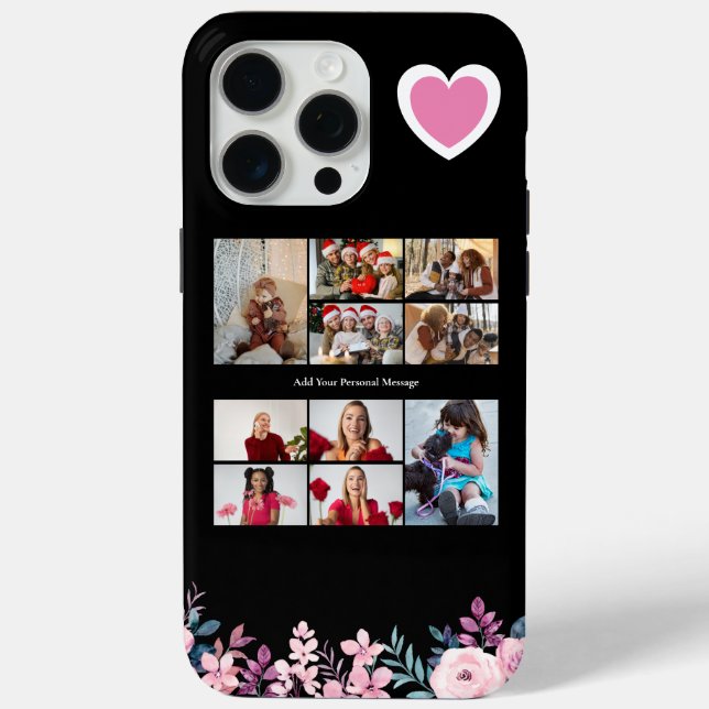 Entwerfen Sie Ihre eigene 10 FotoCollage Case-Mate iPhone Hülle (Rückseite)