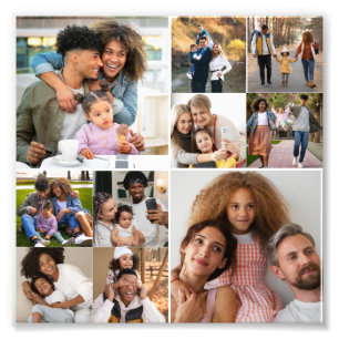 Entwerfen Sie Ihre eigene 10 FotoCollage Fotodruck