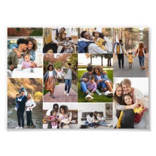 Entwerfen Sie Ihre eigene 10 FotoCollage Fotodruck