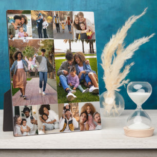 Entwerfen Sie Ihre eigene 10 FotoCollage Fotoplatte
