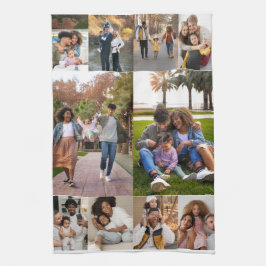 Entwerfen Sie Ihre eigene 10 FotoCollage Geschirrtuch