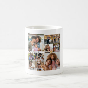 Entwerfen Sie Ihre eigene 10 FotoCollage Kaffeetasse