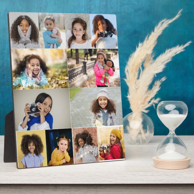 Entwerfen Sie Ihre eigene 12 FotoCollage Fotoplatte (Seite)
