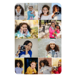 Entwerfen Sie Ihre eigene 12 FotoCollage Magnet