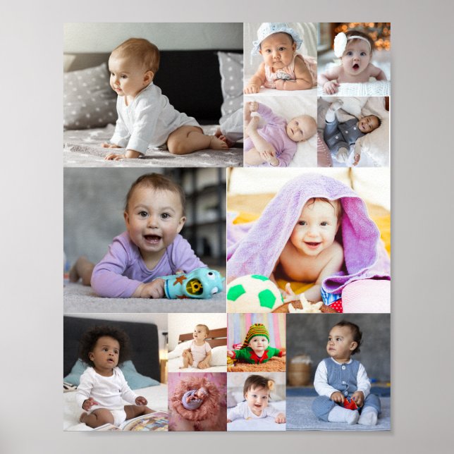 Entwerfen Sie Ihre eigene 13 FotoCollage Poster (Vorne)