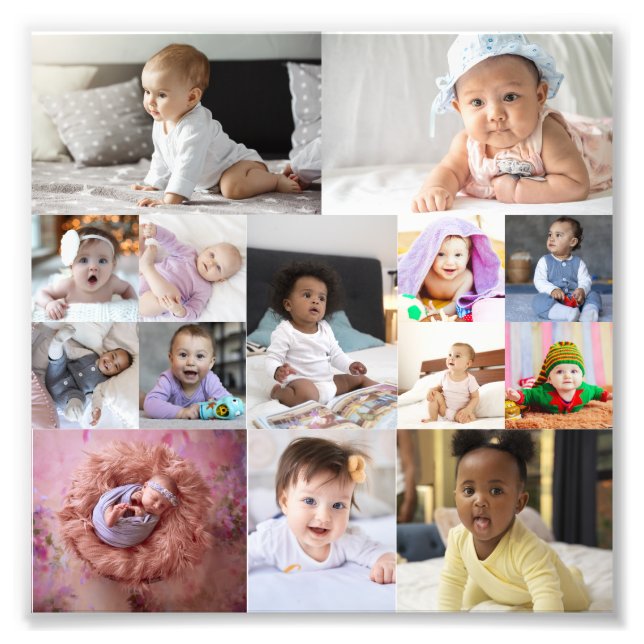 Entwerfen Sie Ihre eigene 14 FotoCollage Fotodruck (Vorne)