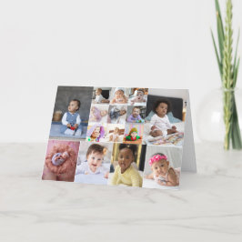 Entwerfen Sie Ihre eigene 15 FotoCollage Dankeskarte