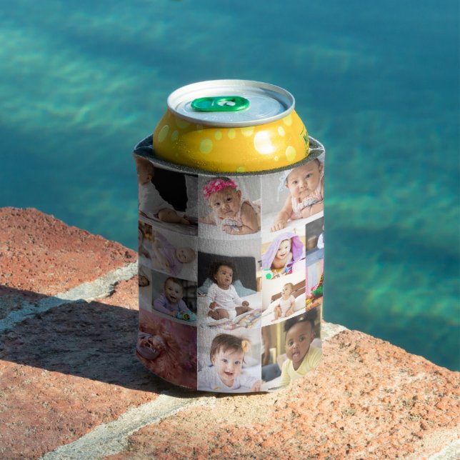 Entwerfen Sie Ihre eigene 15 FotoCollage Dosenkühler (In Situ Pool)