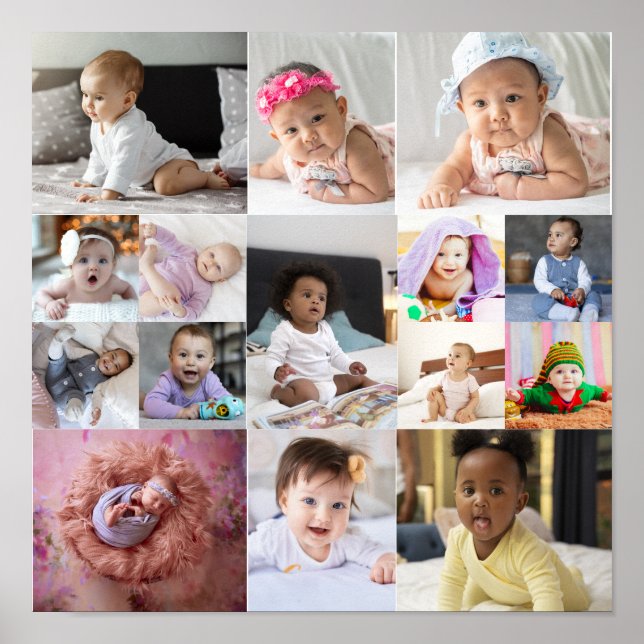 Entwerfen Sie Ihre eigene 15 FotoCollage Poster (Vorne)