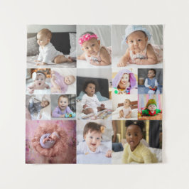 Entwerfen Sie Ihre eigene 15 FotoCollage Wandteppich