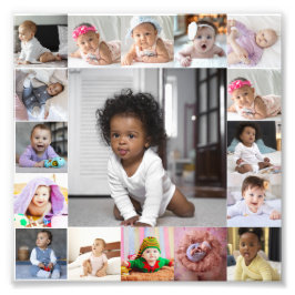 Entwerfen Sie Ihre eigene 17 FotoCollage Fotodruck