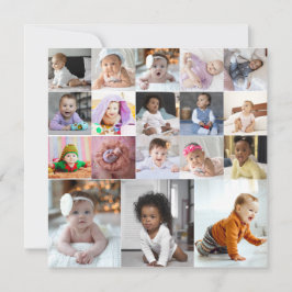 Entwerfen Sie Ihre eigene 18 FotoCollage Karte