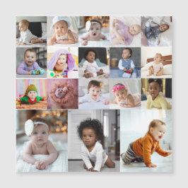 Entwerfen Sie Ihre eigene 18 FotoCollage Magnetkarte