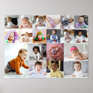 Entwerfen Sie Ihre eigene 19 FotoCollage Poster