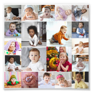 Entwerfen Sie Ihre eigene 20 FotoCollage Fotodruck