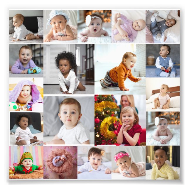 Entwerfen Sie Ihre eigene 20 FotoCollage Fotodruck (Vorne)