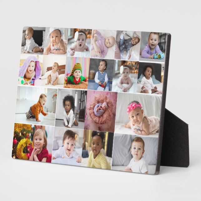 Entwerfen Sie Ihre eigene 20 FotoCollage Fotoplatte (Seite)