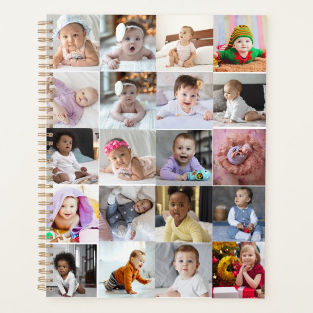 Entwerfen Sie Ihre eigene 20 FotoCollage Planer (Vorderseite)