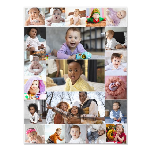 Entwerfen Sie Ihre eigene 21 FotoCollage Fotodruck (Vorne)