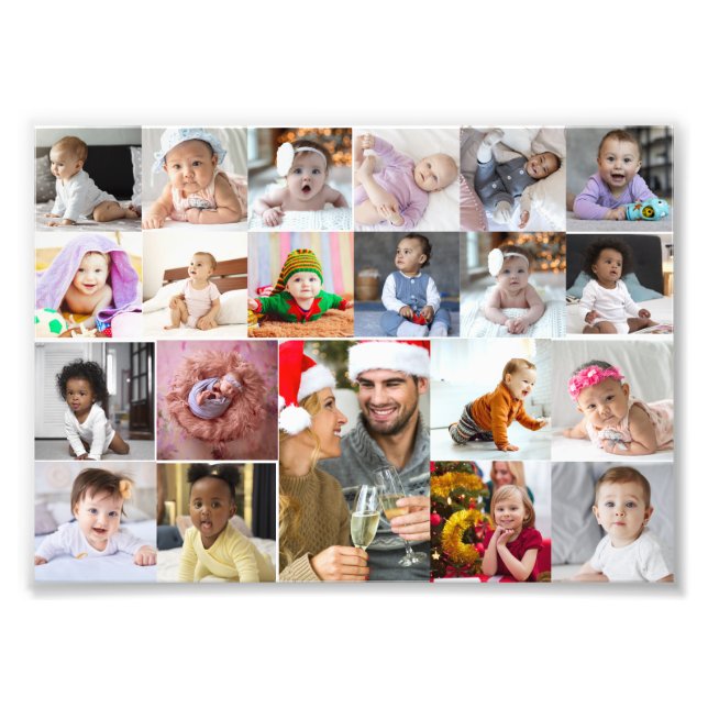 Entwerfen Sie Ihre eigene 21 FotoCollage Fotodruck (Vorne)