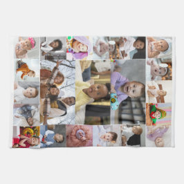 Entwerfen Sie Ihre eigene 21 FotoCollage Geschirrtuch