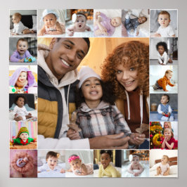 Entwerfen Sie Ihre eigene 21 FotoCollage Poster