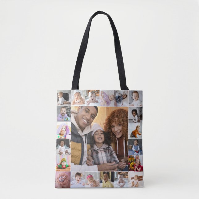 Entwerfen Sie Ihre eigene 21 FotoCollage Tasche (Vorderseite)