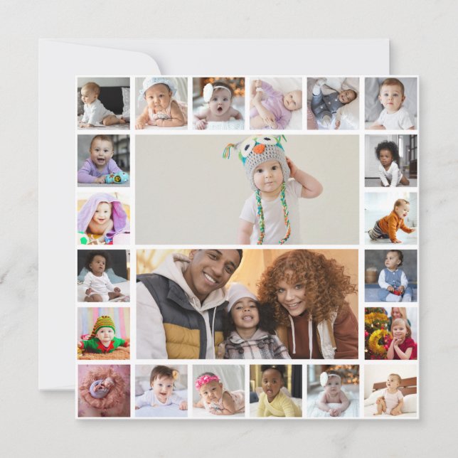 Entwerfen Sie Ihre eigene 22 FotoCollage Ankündigung (Vorderseite)