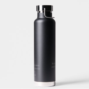 Entwerfen Sie Ihre eigene 22oz schwarze Kupfer-Vak Trinkflasche
