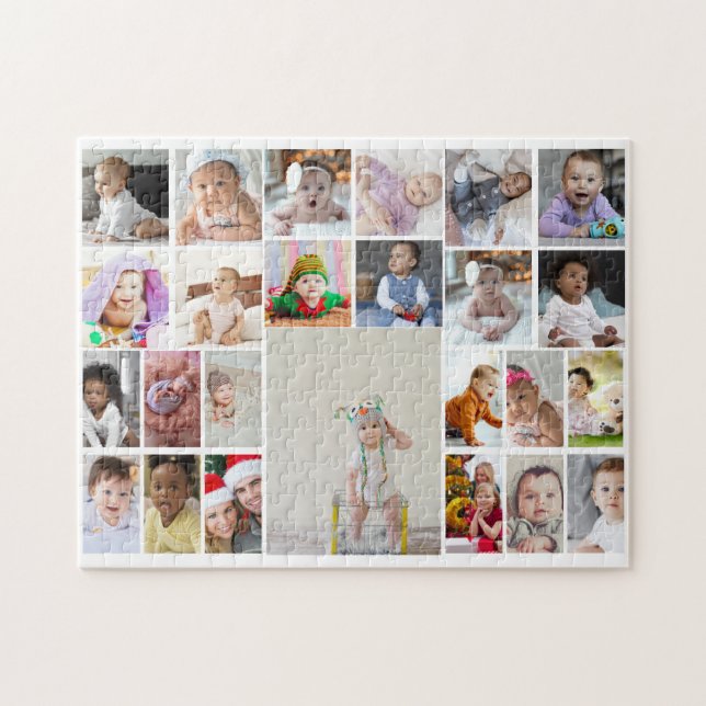 Entwerfen Sie Ihre eigene 25 FotoCollage (Horizontal)