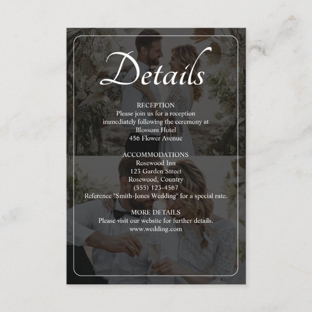 Entwerfen Sie Ihre eigene 2-Fotocollage Begleitkarte (Vorderseite)