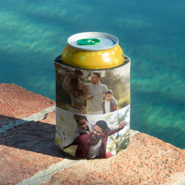 Entwerfen Sie Ihre eigene 2-FotoCollage Dosenkühler (In Situ Pool)