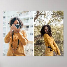 Entwerfen Sie Ihre eigene 2-FotoCollage Poster