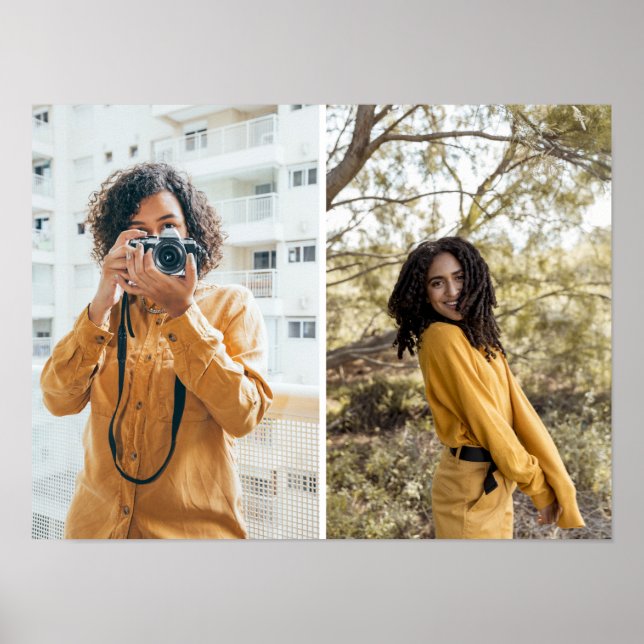 Entwerfen Sie Ihre eigene 2-FotoCollage Poster (Vorne)