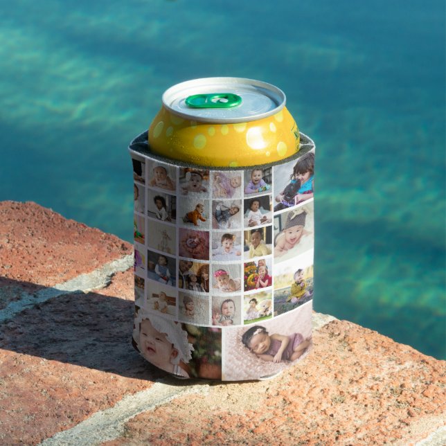 Entwerfen Sie Ihre eigene 30 FotoCollage Dosenkühler (In Situ Pool)