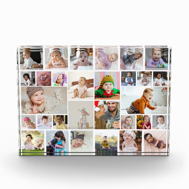 Entwerfen Sie Ihre eigene 30 FotoCollage Fotoblock (Vorderseite)