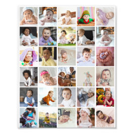 Entwerfen Sie Ihre eigene 30 FotoCollage Fotodruck