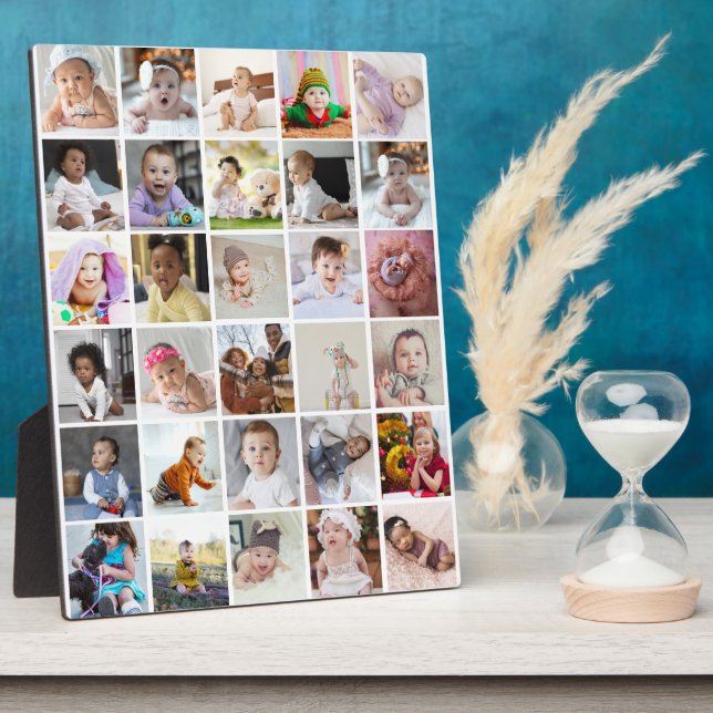 Entwerfen Sie Ihre eigene 30 FotoCollage Fotoplatte (Seite)